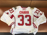 Zdeno Chara - Signed & Game Used (Period 2) Eastern Conference (Boston Bruins) 2007 NHL All-Star Game Jersey (January 24th, 2007)